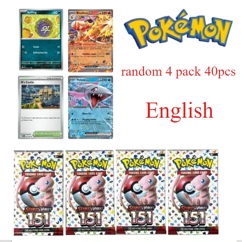 Random 40PCS Pokemon Cards Deck XY Pikachu English Party Games Tabletop Pokemon Trading Game Card Set Pikachu Cards Kids Toy
Random 40PCS Pokemon Cards Deck XY Pikachu English Party Games Tabletop Pokemon Trading Game Card Set Pikachu Cards Kids Toy