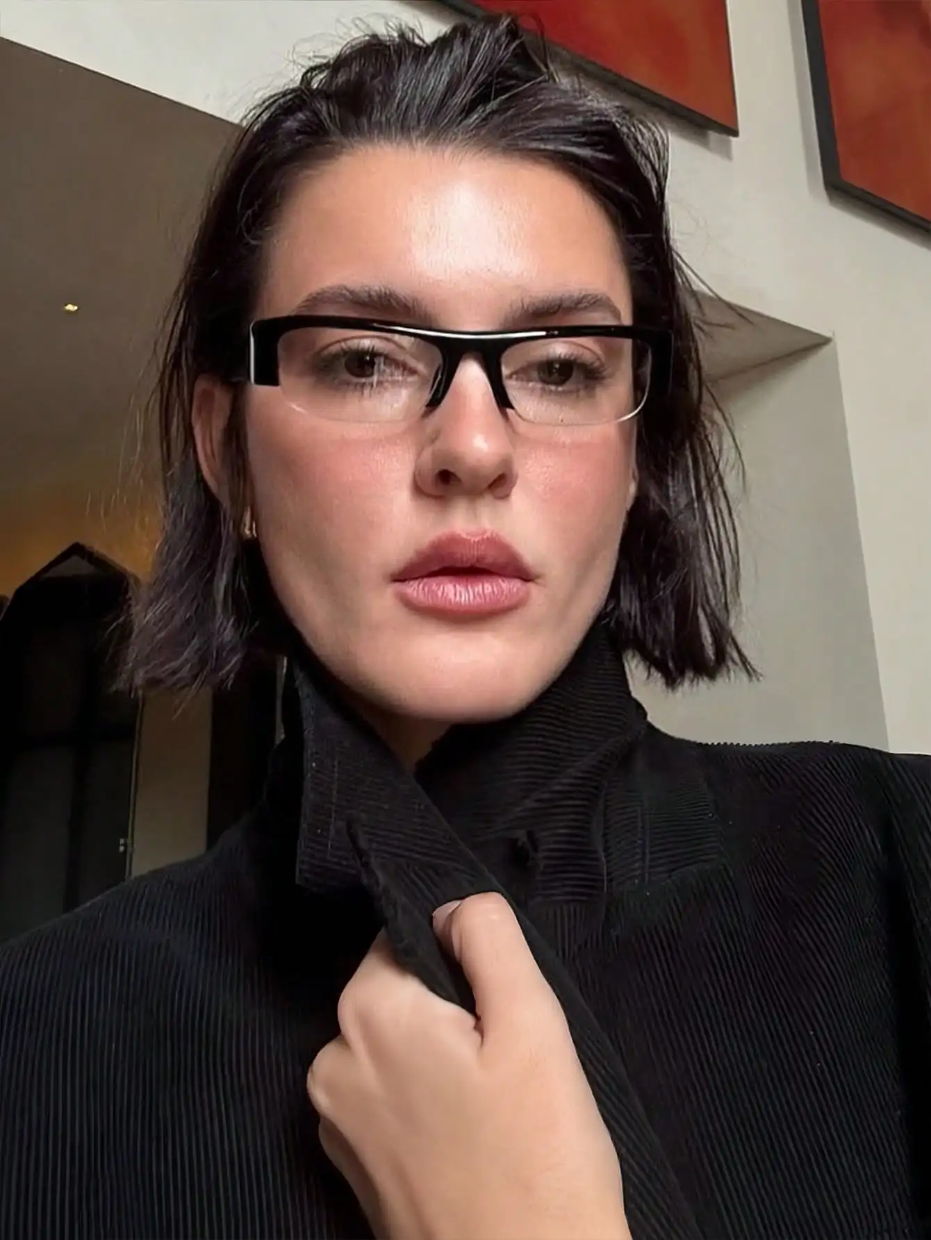 1pc Rectangular Half-Frame Fashion Eyeglasses, Transparent Eyeglass Frame, Thick Frame Glasses, Retro Versatile Casual Women Gla
1pc Rectangular Half-Frame Fashion Eyeglasses, Transparent Eyeglass Frame, Thick Frame Glasses, Retro Versatile Casual Women Gla