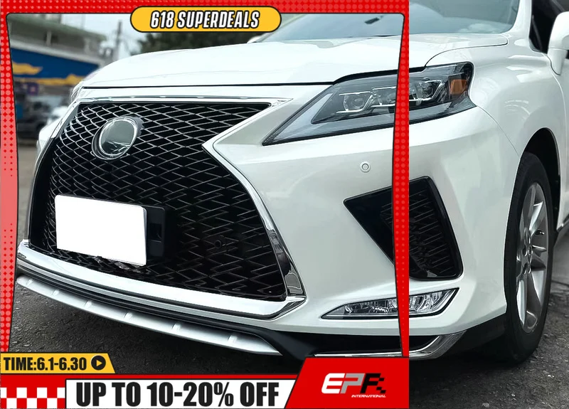 For Lexus RX F Sport Front Bumper & Headlight, Exterior Aero Body Kit + Headlamp, Mod Upgrade Parts
For Lexus RX F Sport Front Bumper & Headlight, Exterior Aero Body Kit + Headlamp, Mod Upgrade Parts