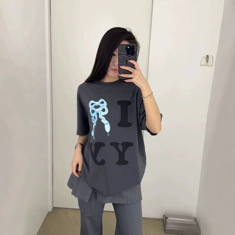 Spot Korean niche OPEN classic bow New Year's short sleeve 25 spring new printed short sleeve T-shirt top
Spot Korean niche OPEN classic bow New Year's short sleeve 25 spring new printed short sleeve T-shirt top
