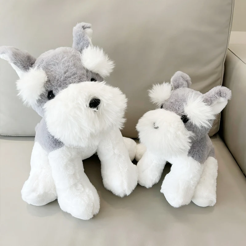 High Quality Simulation Schnauzer Dog Plush Toys Realistic Stuffed Fluffy Animal RealLife Pets Cute Puppy Home Decor Baby Gifts
High Quality Simulation Schnauzer Dog Plush Toys Realistic Stuffed Fluffy Animal RealLife Pets Cute Puppy Home Decor Baby Gifts