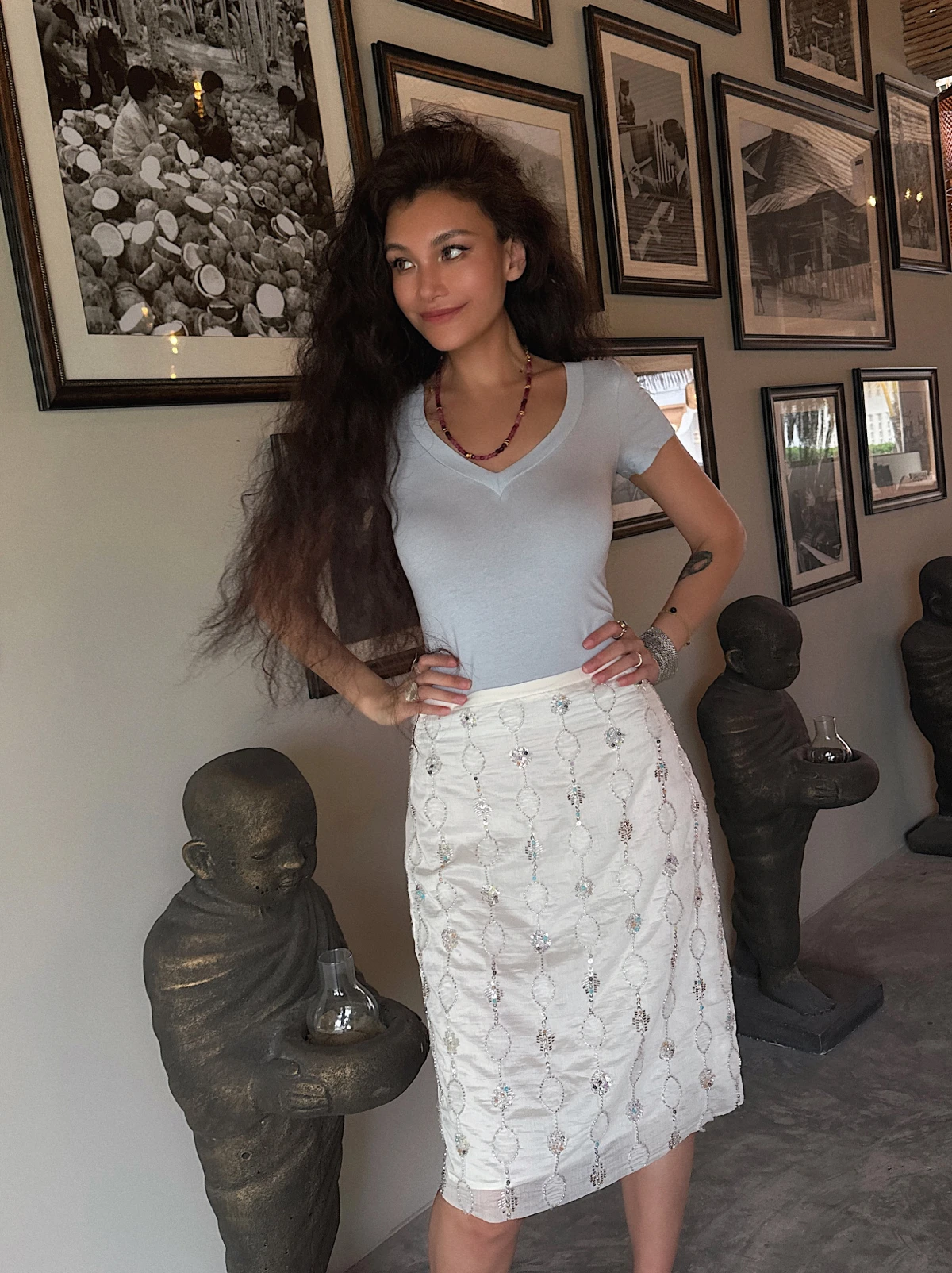 DuanStyle Heavy Embellished High Waist Half Skirt with Slip Slimming Split for Women Non-Stretch Pencil Skirt
DuanStyle Heavy Embellished High Waist Half Skirt with Slip Slimming Split for Women Non-Stretch Pencil Skirt