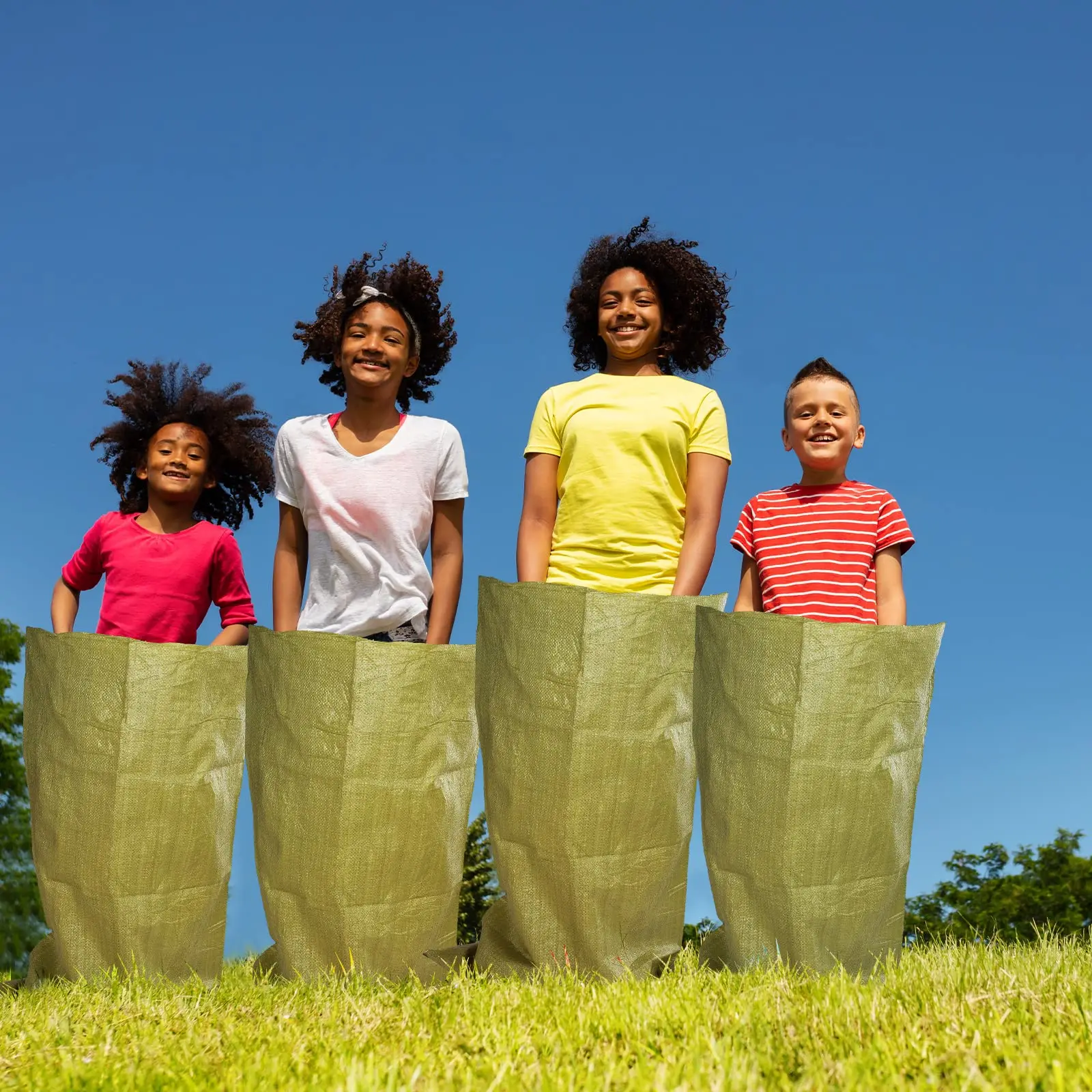 24 Pcs Large Potato Sack Race Bags Outdoor Lawn Games Gunny Sack for Outside Yard Birthday Family Reunion Easter Carnival Picnic
24 Pcs Large Potato Sack Race Bags Outdoor Lawn Games Gunny Sack for Outside Yard Birthday Family Reunion Easter Carnival Picnic