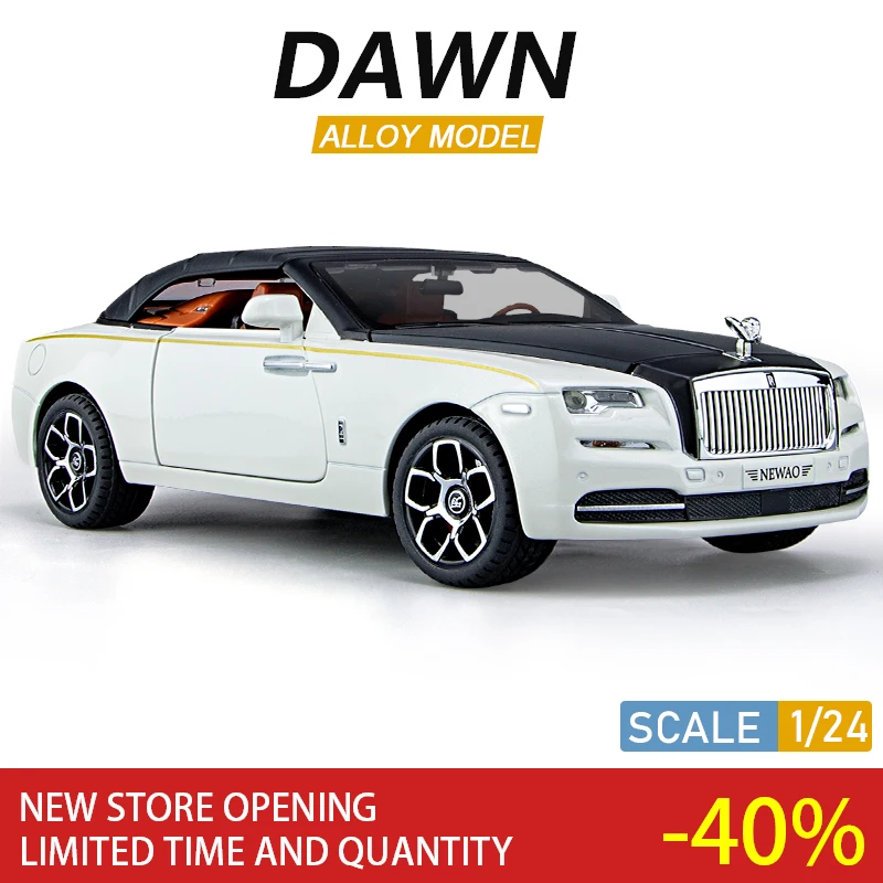 1:24 Dawn Alloy Luxury Diecast Metal Model Car Toy Boy Vehicles Hot Wheels Sound Light Children Gift Fast and Furious One Piece
1:24 Dawn Alloy Luxury Diecast Metal Model Car Toy Boy Vehicles Hot Wheels Sound Light Children Gift Fast and Furious One Piece