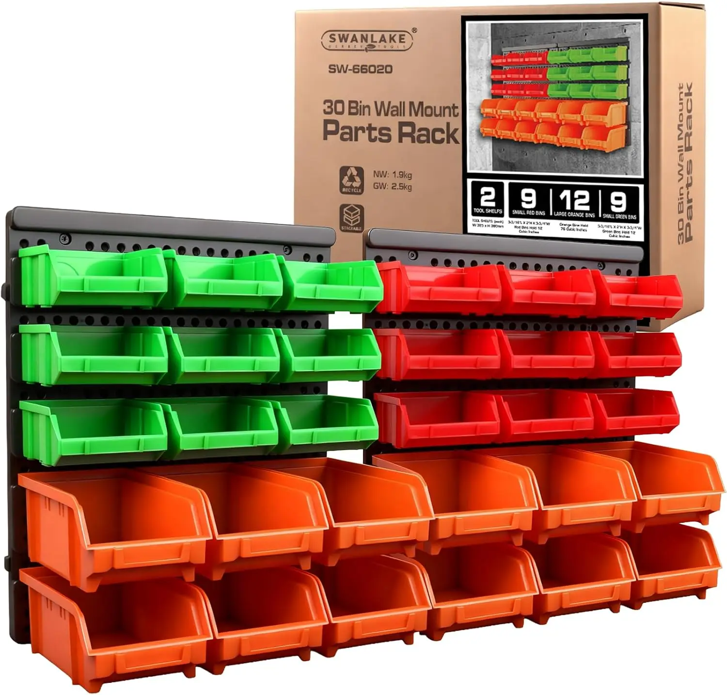 30-Bin Wall-Mounted Storage Bins, Heavy-Duty Garage Tool Organizer for Screws, Nuts, Bolts, Nails, Small Hardware Parts - Easy
30-Bin Wall-Mounted Storage Bins, Heavy-Duty Garage Tool Organizer for Screws, Nuts, Bolts, Nails, Small Hardware Parts - Easy