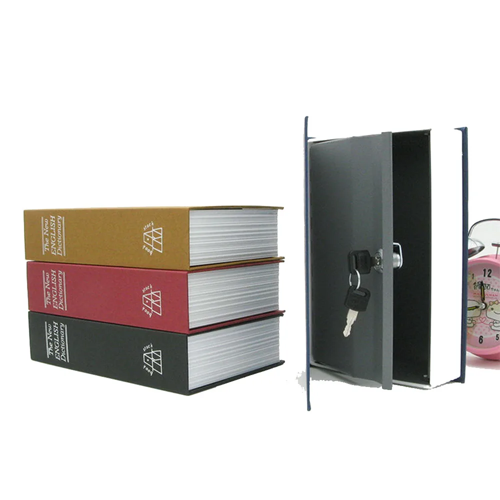 Book Appearance Safty Box Money Jewelry Secret Storage Box Security Safe Locker
Book Appearance Safty Box Money Jewelry Secret Storage Box Security Safe Locker