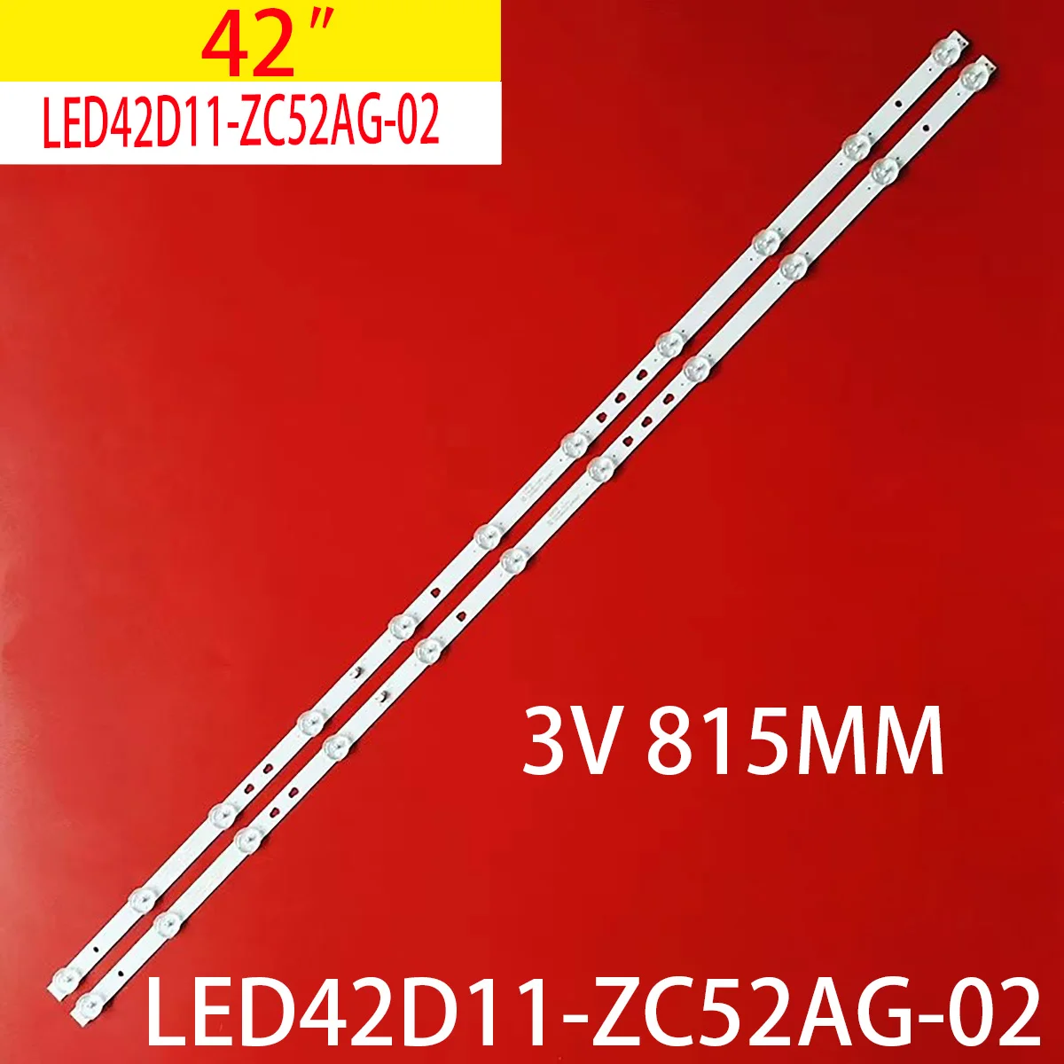 Tira de LED LED42D11-ZC62AG-03 LED42D11-ZC52AG-02 LED43D11-ZC52AG-02 para 2T-C42CCMA 42M3RA LE43M31 42K31A Z43G2111 LE43C51 42C5
Tira de LED LED42D11-ZC62AG-03 LED42D11-ZC52AG-02 LED43D11-ZC52AG-02 para 2T-C42CCMA 42M3RA LE43M31 42K31A Z43G2111 LE43C51 42C5