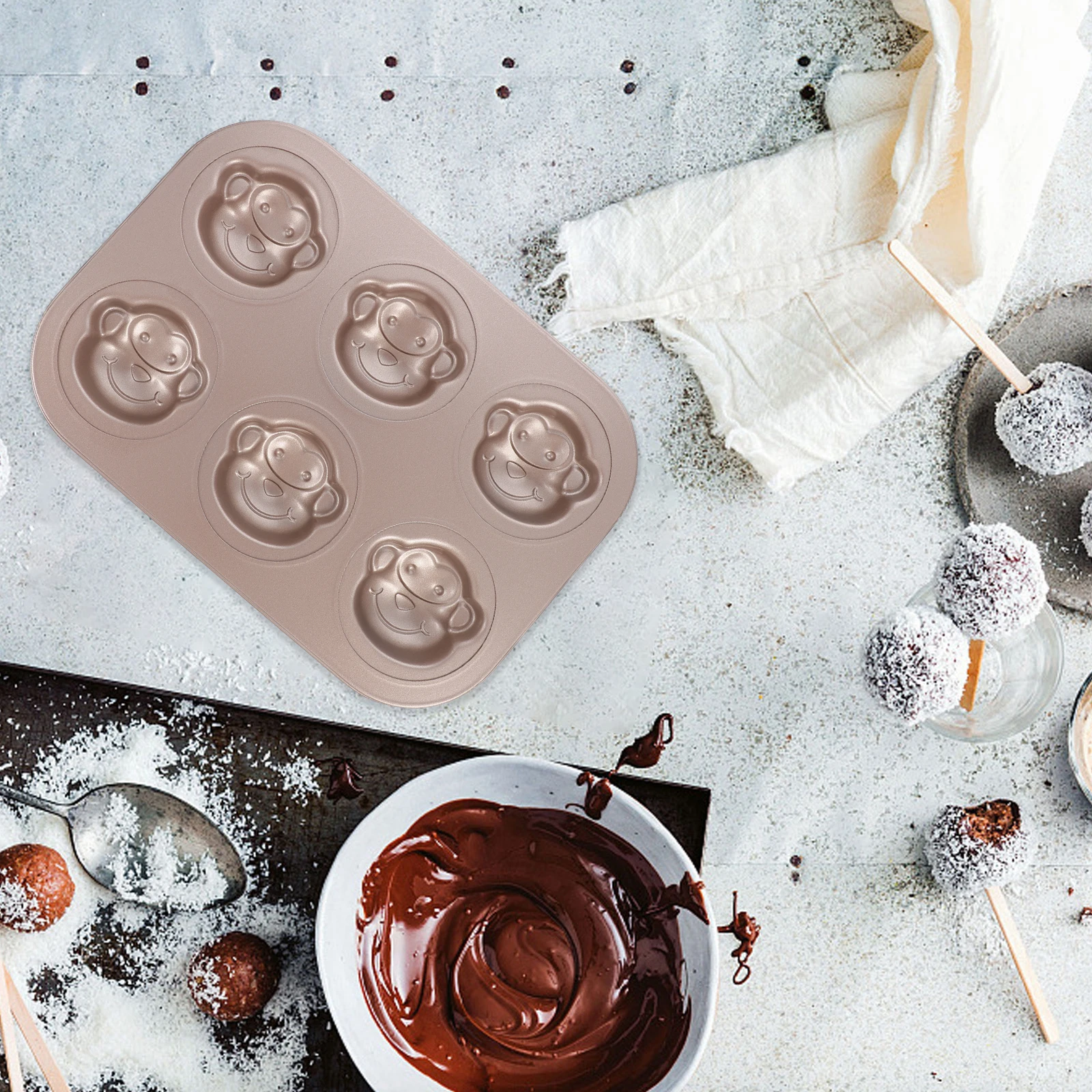 Monkey Cake Cartoon Bakeware Carbon Cartoon Cake Mold Steel Cookie Molds Square Food Grade Non Stick Coating Safe
Monkey Cake Cartoon Bakeware Carbon Cartoon Cake Mold Steel Cookie Molds Square Food Grade Non Stick Coating Safe