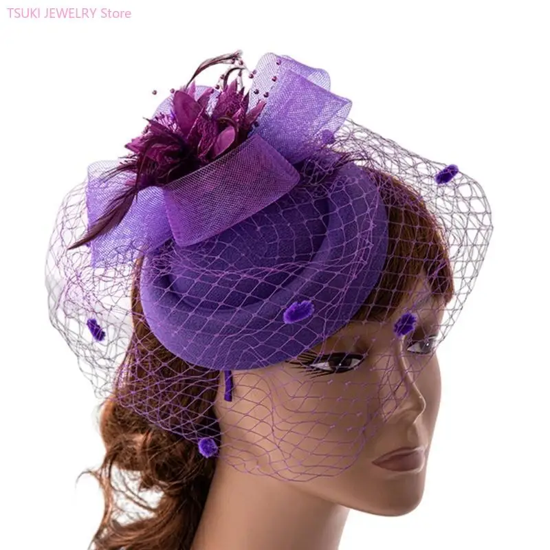 62KE Women Fascinator Headband Tea Party Fascinator Derby Hat Fascinator Veil
62KE Women Fascinator Headband Tea Party Fascinator Derby Hat Fascinator Veil