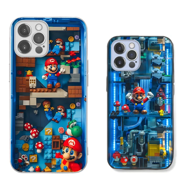 Super Mario Bros Phone Case for Iphone 15 14 13 12 11 Pro Max Anime Full Shockproof Glass Cover for Iphone 15pro 14pro 13pro 12
Super Mario Bros Phone Case for Iphone 15 14 13 12 11 Pro Max Anime Full Shockproof Glass Cover for Iphone 15pro 14pro 13pro 12