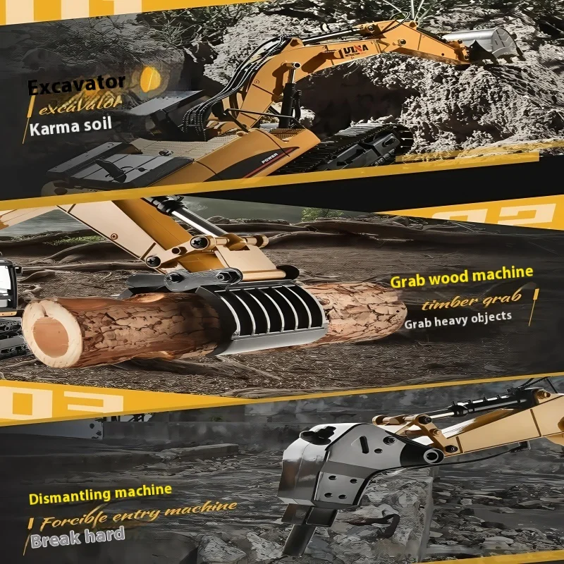 2,4G RC Power Excavator Huina 580 Полностью сплав Имитация Гидравлический 23-канальный игрушечный автомобиль DIY Большой экскаватор 3 в 1 для мальчиков и взрослых Праздничный подарок
2,4G RC Power Excavator Huina 580 Полностью сплав Имитация Гидравлический 23-канальный игрушечный автомобиль DIY Большой экскаватор 3 в 1 для мальчиков и взрослых Праздничный подарок
