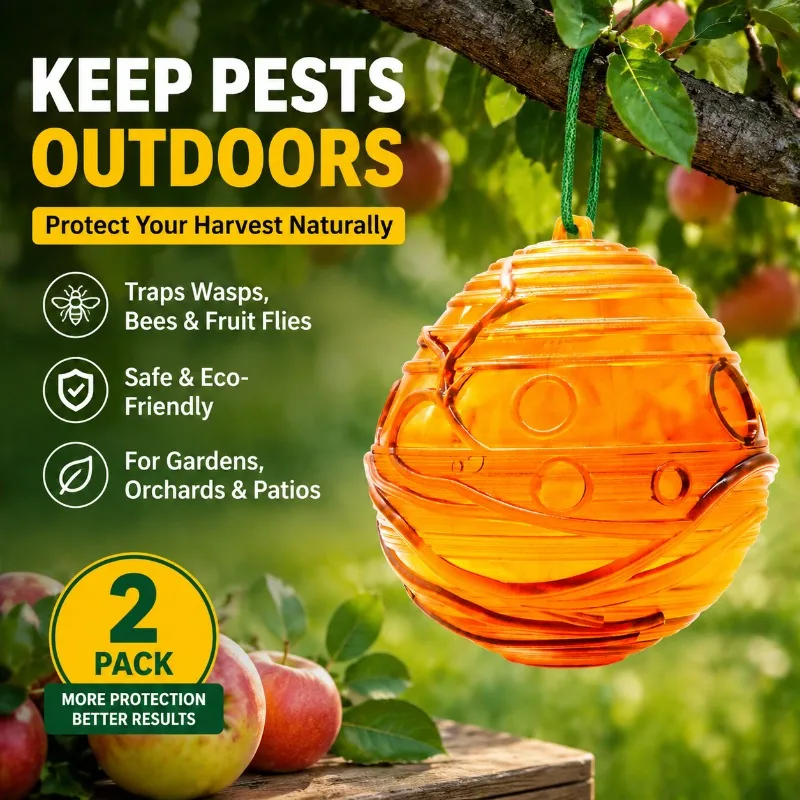 Hive Shaped Fruit Fly Trap Orchard Wasp Hornet Catcher Outdoor High Efficient Eco Friendly Bee Catching Device Reusable Garden
Hive Shaped Fruit Fly Trap Orchard Wasp Hornet Catcher Outdoor High Efficient Eco Friendly Bee Catching Device Reusable Garden