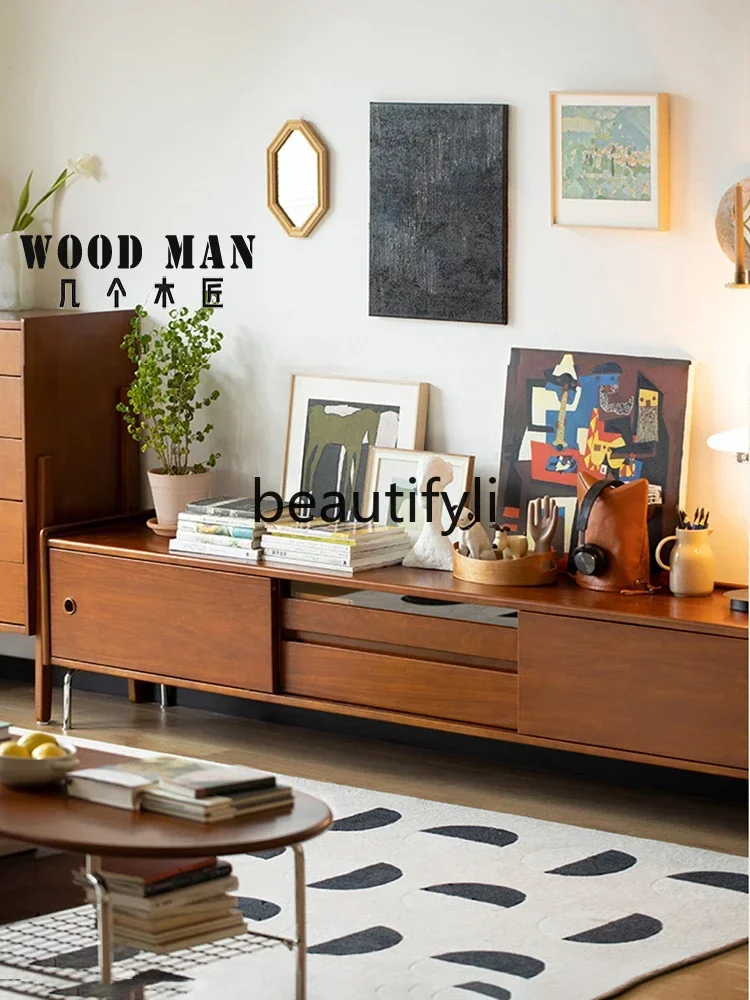 Nordic retro solid wood TV cabinet coffee table combination household storage modern light luxury floor cabinetEsmt163
Nordic retro solid wood TV cabinet coffee table combination household storage modern light luxury floor cabinetEsmt163