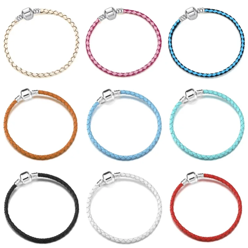 New Women's Luxury Leather Rope Bracelet Basic Chain DIY Popular Jewelry Bangle Couple Charms Bracelets Girl Birthday Gifts
New Women's Luxury Leather Rope Bracelet Basic Chain DIY Popular Jewelry Bangle Couple Charms Bracelets Girl Birthday Gifts