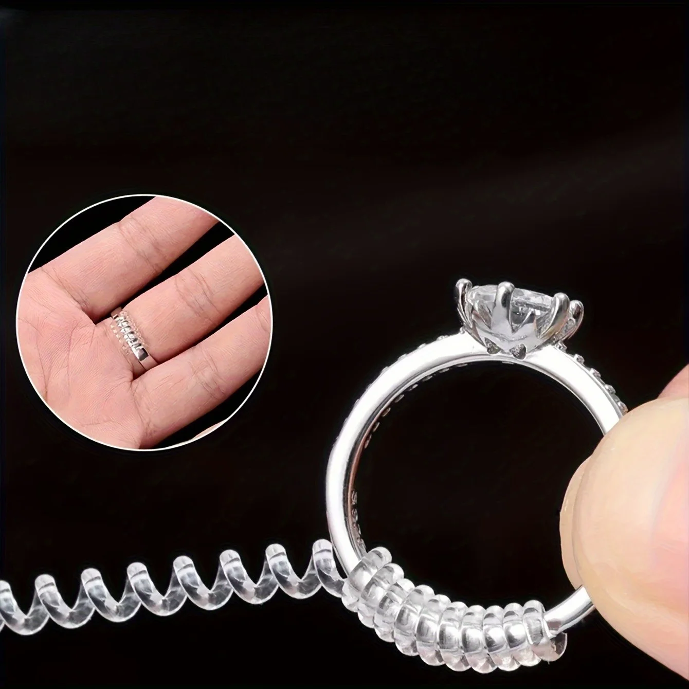 5pcs/set Ring Size Adjuster For Women Loose Rings, Transparent Silicone Ring Resizer Ring Adjuster For Loose Rings
5pcs/set Ring Size Adjuster For Women Loose Rings, Transparent Silicone Ring Resizer Ring Adjuster For Loose Rings