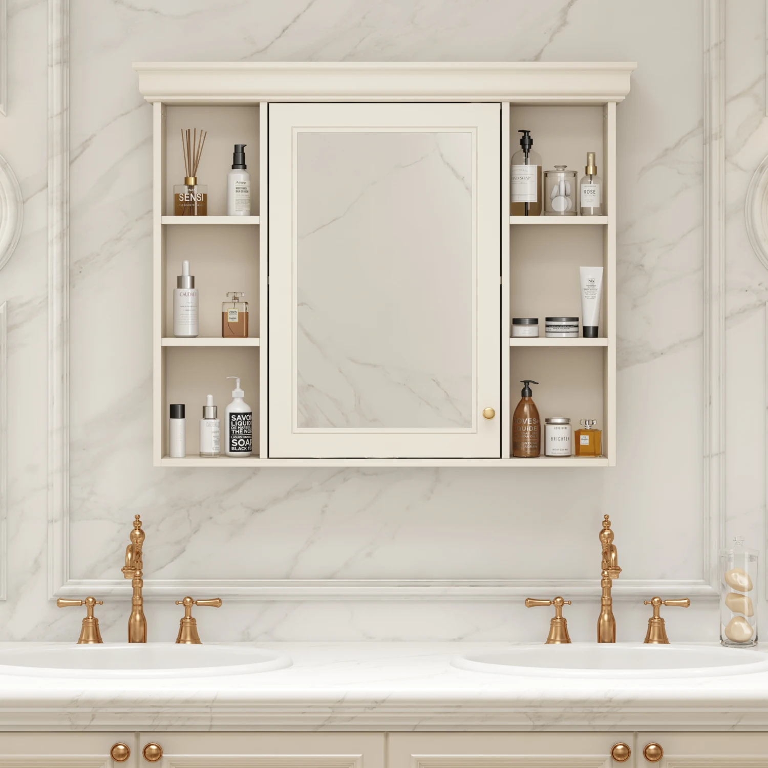 35'' x 28'' Blue Wall Mounted Bathroom Storage Cabinet with Mirror Door, Modern Bathroom Wall Cabinet with Mirror, Medicine Cabi
35'' x 28'' Blue Wall Mounted Bathroom Storage Cabinet with Mirror Door, Modern Bathroom Wall Cabinet with Mirror, Medicine Cabi