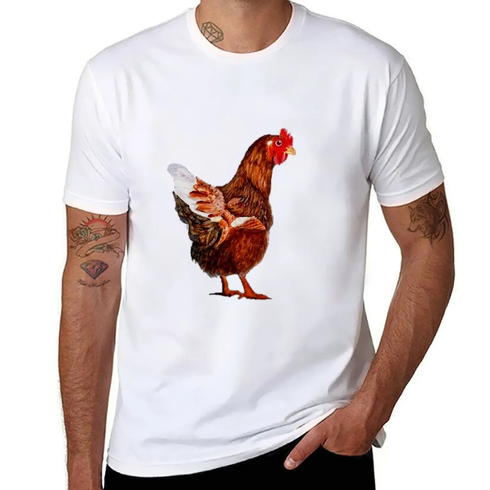 Chook. T-Shirt man t shirt graphic t shirts for man cotton funny T-Shirt
Chook. T-Shirt man t shirt graphic t shirts for man cotton funny T-Shirt