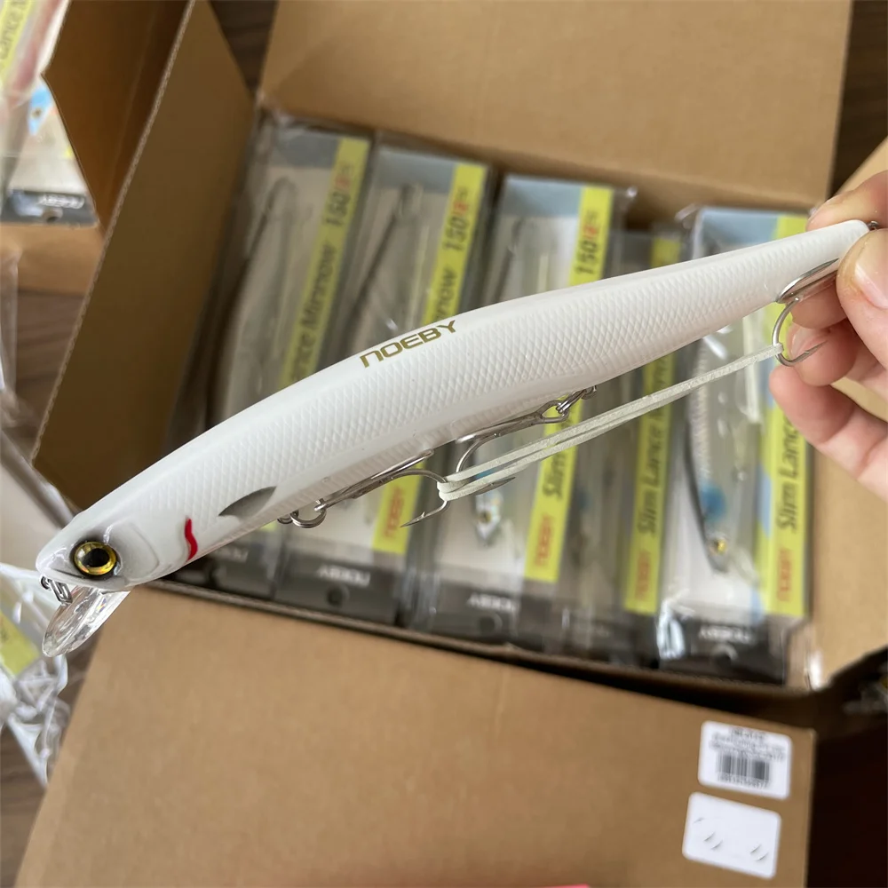 NOEBY Slim Lance Minnow 150 мм 23 г рыболовная приманка плавающие воблеры искусственная жесткая приманка для щуки окуня джеркбейт рыболовные приманки
NOEBY Slim Lance Minnow 150 мм 23 г рыболовная приманка плавающие воблеры искусственная жесткая приманка для щуки окуня джеркбейт рыболовные приманки