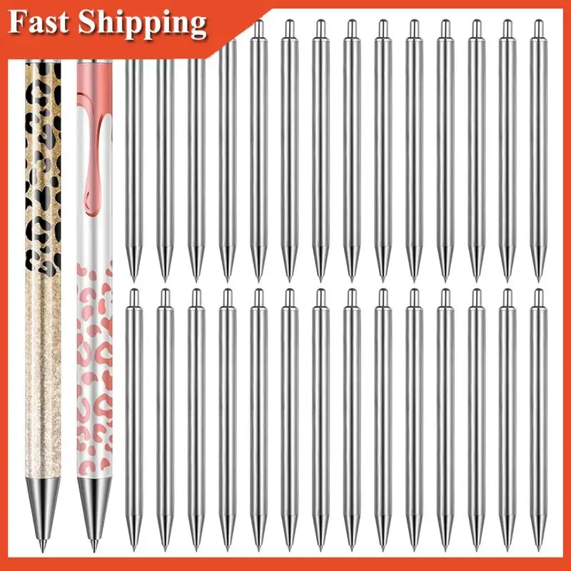 AB97-30 Pcs Epoxy Pens Blanks, Stainless Steel Pens For DIY, Customizable Black Ink Pens With Smooth Writing, Metal Pens
AB97-30 Pcs Epoxy Pens Blanks, Stainless Steel Pens For DIY, Customizable Black Ink Pens With Smooth Writing, Metal Pens