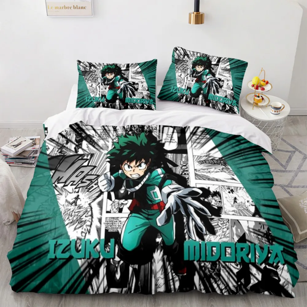 NEW My Hero Academia Anime Duvet Cover Set With Pillow Covers Polyester Teens Kids Bedding Set Full Queen King Size Bed Linen
NEW My Hero Academia Anime Duvet Cover Set With Pillow Covers Polyester Teens Kids Bedding Set Full Queen King Size Bed Linen
