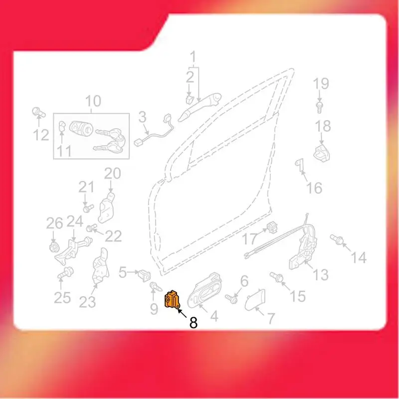 Car Front Left Door Lock Switch GEA3-66-660 For Mazda 3 2010-2013 Mazda 6 2009-2013 Mazda CX-7 CX-9 Latching Switch Replacement-
Car Front Left Door Lock Switch GEA3-66-660 For Mazda 3 2010-2013 Mazda 6 2009-2013 Mazda CX-7 CX-9 Latching Switch Replacement-