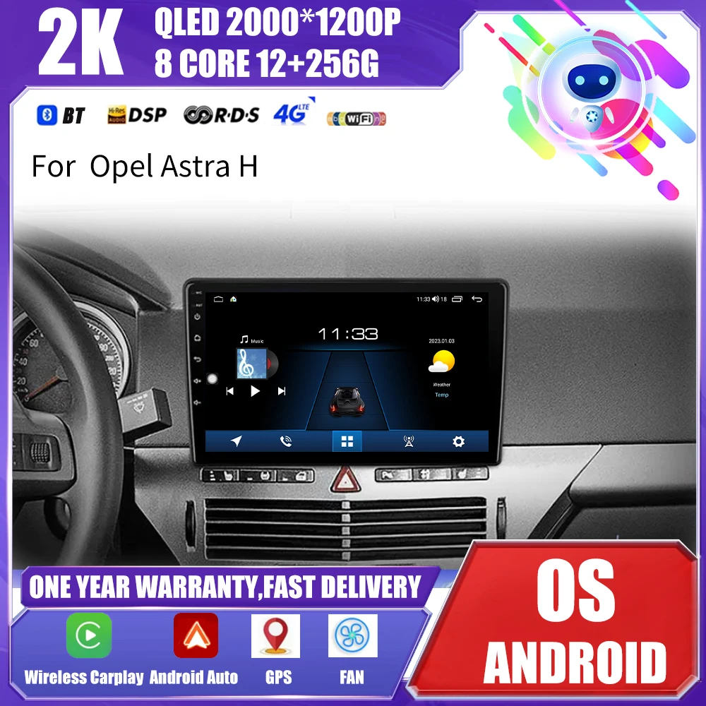 9 inch Android 16 Radio Carplay Multimedia For Opel Astra H 2006-2014 Narigation Auto Mirror Link Car Player DSP IPS No DVD WIFI
9 inch Android 16 Radio Carplay Multimedia For Opel Astra H 2006-2014 Narigation Auto Mirror Link Car Player DSP IPS No DVD WIFI