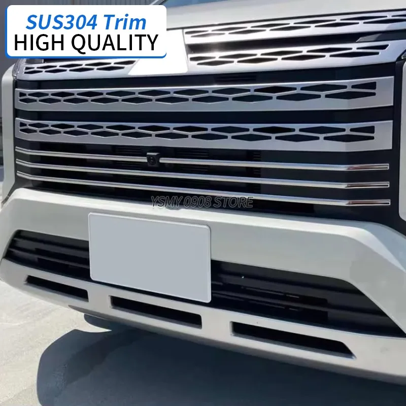 High Quality Stainless Steel Chrome Strip Car Styling Exterior Accessories 4PCS Front Grille Trim for Mitsubishi Delica D5 2019
High Quality Stainless Steel Chrome Strip Car Styling Exterior Accessories 4PCS Front Grille Trim for Mitsubishi Delica D5 2019