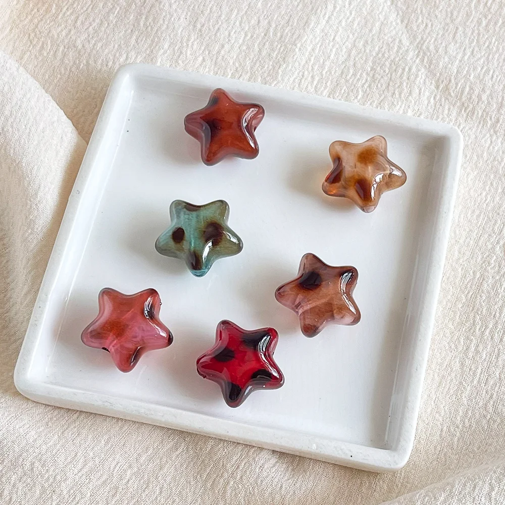 Cordial Design 100Pcs 22*23MM DIY Beads/Leopard Print Effect/Hand Made/Jewelry Findings & Components/Star Shape/Acrylic #18964
Cordial Design 100Pcs 22*23MM DIY Beads/Leopard Print Effect/Hand Made/Jewelry Findings & Components/Star Shape/Acrylic #18964