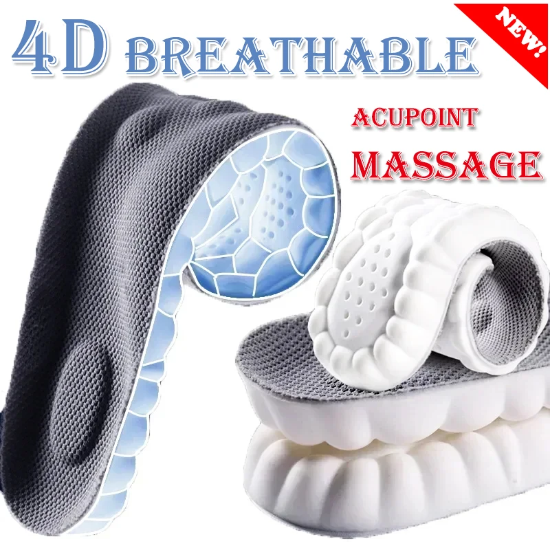 4D дышащая массажная стелька для унисекс | Латексные спортивные стельки Подушечки для обуви Корзина для бега Подошва для обуви Ортопедические вставки для поддержки свода стопы
4D дышащая массажная стелька для унисекс | Латексные спортивные стельки Подушечки для обуви Корзина для бега Подошва для обуви Ортопедические вставки для поддержки свода стопы