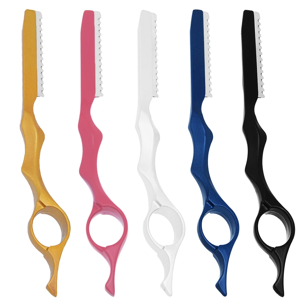 Stainless Steel Sharp Barber Razors Blade Hair Razors Cut Hair Cutting Thinning Knife Salon Hair Removal Razors 5 Colors C0001A
Stainless Steel Sharp Barber Razors Blade Hair Razors Cut Hair Cutting Thinning Knife Salon Hair Removal Razors 5 Colors C0001A