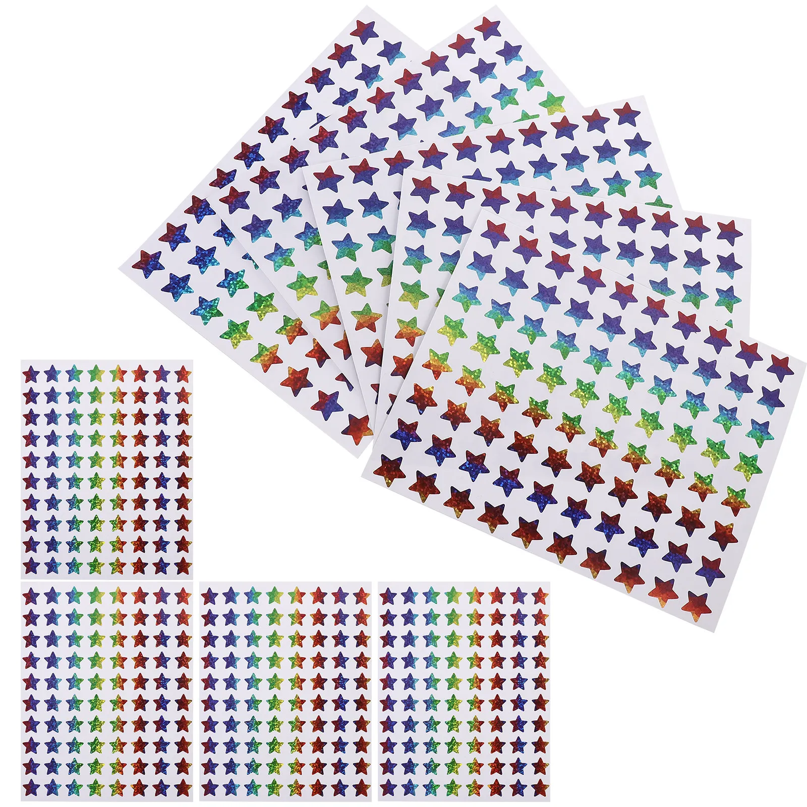 18 Sheets Colorful Star Stickers Decorative Laptop Scrapbook Album Envelope Candy Bag Gift Box Wrapping Paper
18 Sheets Colorful Star Stickers Decorative Laptop Scrapbook Album Envelope Candy Bag Gift Box Wrapping Paper