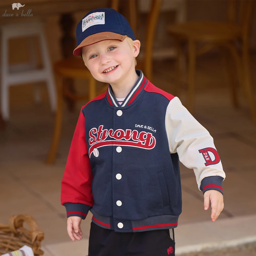 Dave Bella Boys Autumn Coat Baseball Jacket Children Casual Outerwear Tops Kids Sports Overcoat Outdoor DB3262546
Dave Bella Boys Autumn Coat Baseball Jacket Children Casual Outerwear Tops Kids Sports Overcoat Outdoor DB3262546