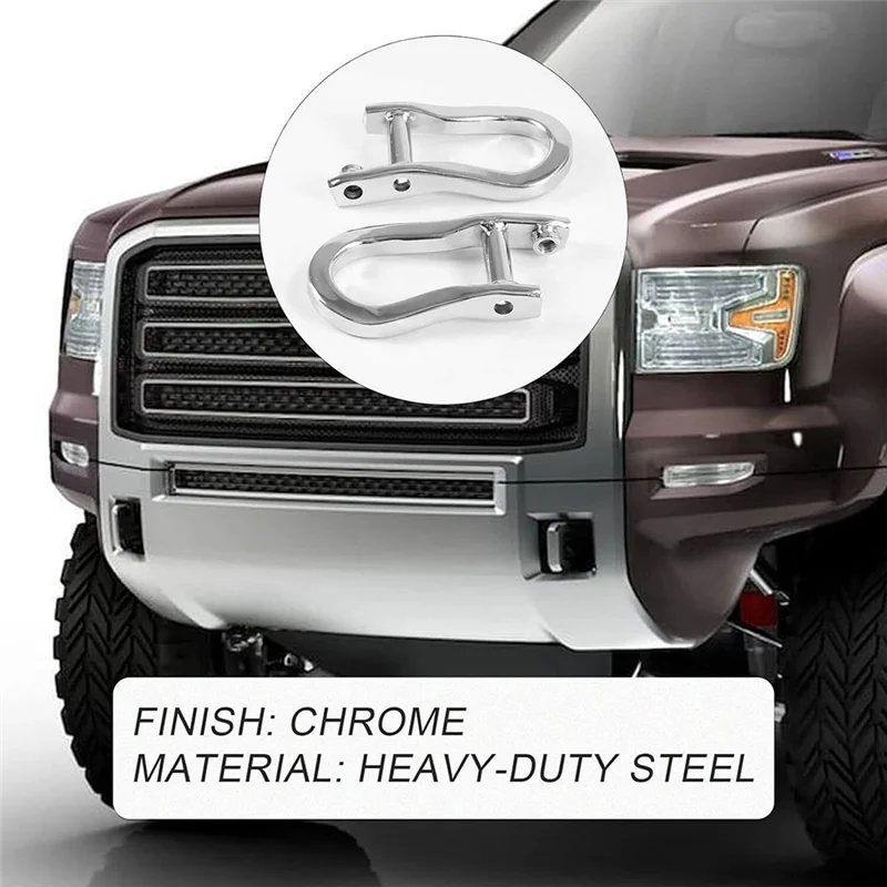 2Pcs Chrome Tow Hooks Trailer Hook Kit For GMC Silverado Sierra 1500 2007-2019 84072462
2Pcs Chrome Tow Hooks Trailer Hook Kit For GMC Silverado Sierra 1500 2007-2019 84072462