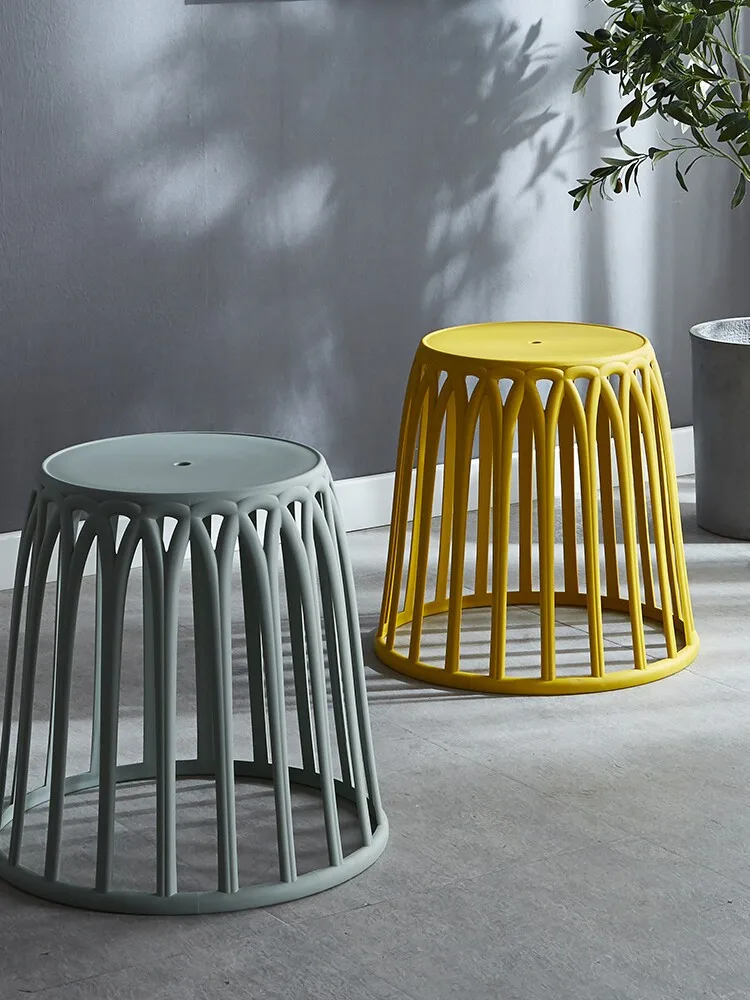 Nordic Style Modern Plastic Stool Stackable Chair for Balcony Bathroom Dining Room-Small Low Ottoman Lazy Simple
Nordic Style Modern Plastic Stool Stackable Chair for Balcony Bathroom Dining Room-Small Low Ottoman Lazy Simple