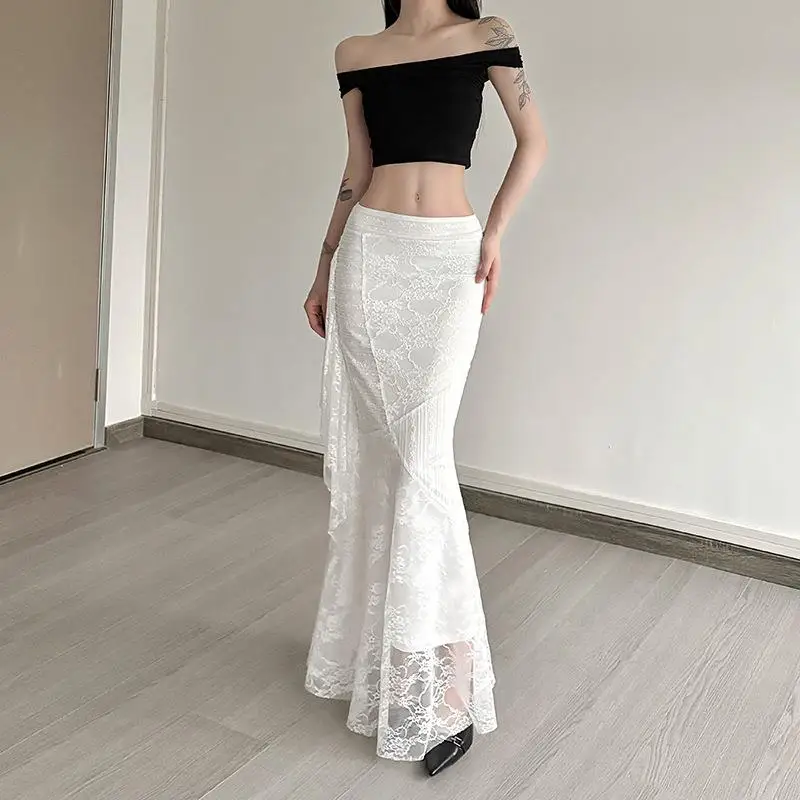 Street Style High Waist Lace Trim Sexy Bodycon Skirt Women's Fashion Summer New Cross-Border Style A-Line Skirt
Street Style High Waist Lace Trim Sexy Bodycon Skirt Women's Fashion Summer New Cross-Border Style A-Line Skirt