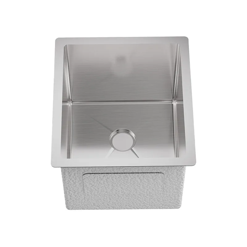 Household kitchen, handmade, brushed sink, faucet, convenient, large drain 
Household kitchen, handmade, brushed sink, faucet, convenient, large drain