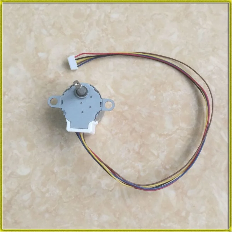 Micro Stepper Motor W-24BYJ 4-phase 5-wire DC:5V Shaft Length: 16mm Deceleration Stepper Motor Screw Hole Distance: 31mm
Micro Stepper Motor W-24BYJ 4-phase 5-wire DC:5V Shaft Length: 16mm Deceleration Stepper Motor Screw Hole Distance: 31mm