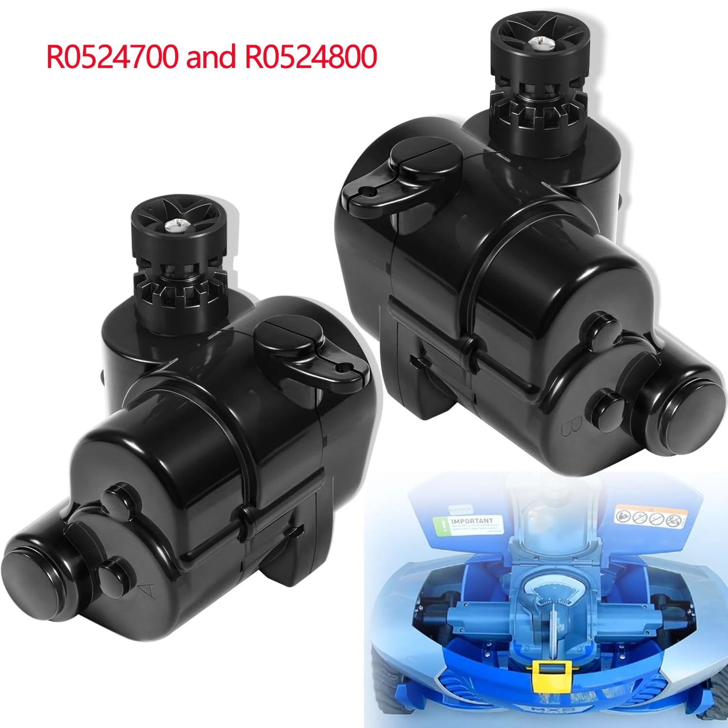 R0524700 Side A & R0524800 Side B Direction Control Devices for Zodiac Baracuda MX8/MX8 Elite/MX6/MX6 Elite Pool Cleaners
R0524700 Side A & R0524800 Side B Direction Control Devices for Zodiac Baracuda MX8/MX8 Elite/MX6/MX6 Elite Pool Cleaners