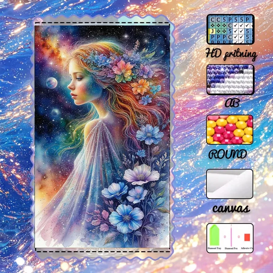 1 piece - 5D-DIY - Flocking cloth - Special drill - Diamond painting set - Dream figure - Mosaic - Diamond art
1 piece - 5D-DIY - Flocking cloth - Special drill - Diamond painting set - Dream figure - Mosaic - Diamond art