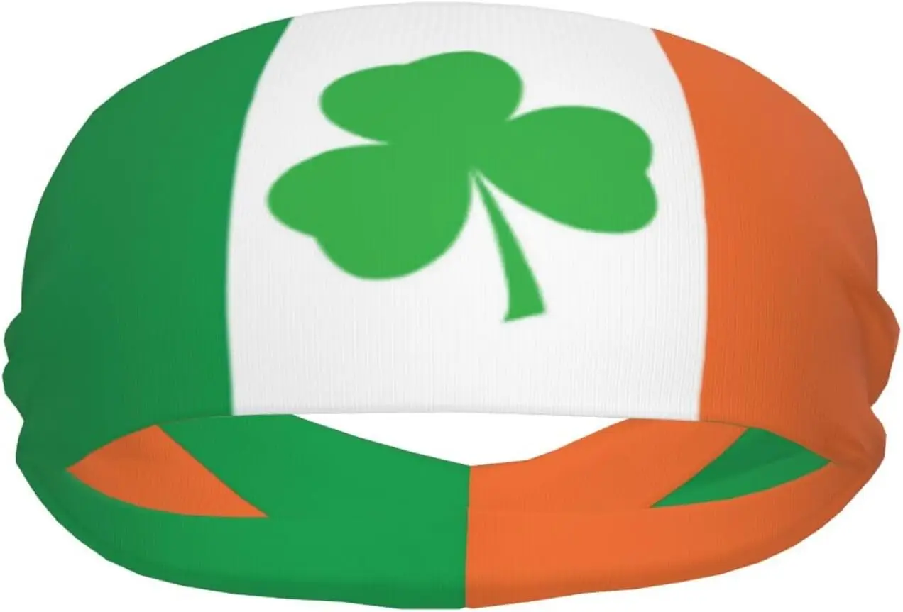 Clover Heart Ireland Flag Sports Headbands for Men Women, Irish Flag Workout Headband Sweatbands for Running,Cycling,Football
Clover Heart Ireland Flag Sports Headbands for Men Women, Irish Flag Workout Headband Sweatbands for Running,Cycling,Football