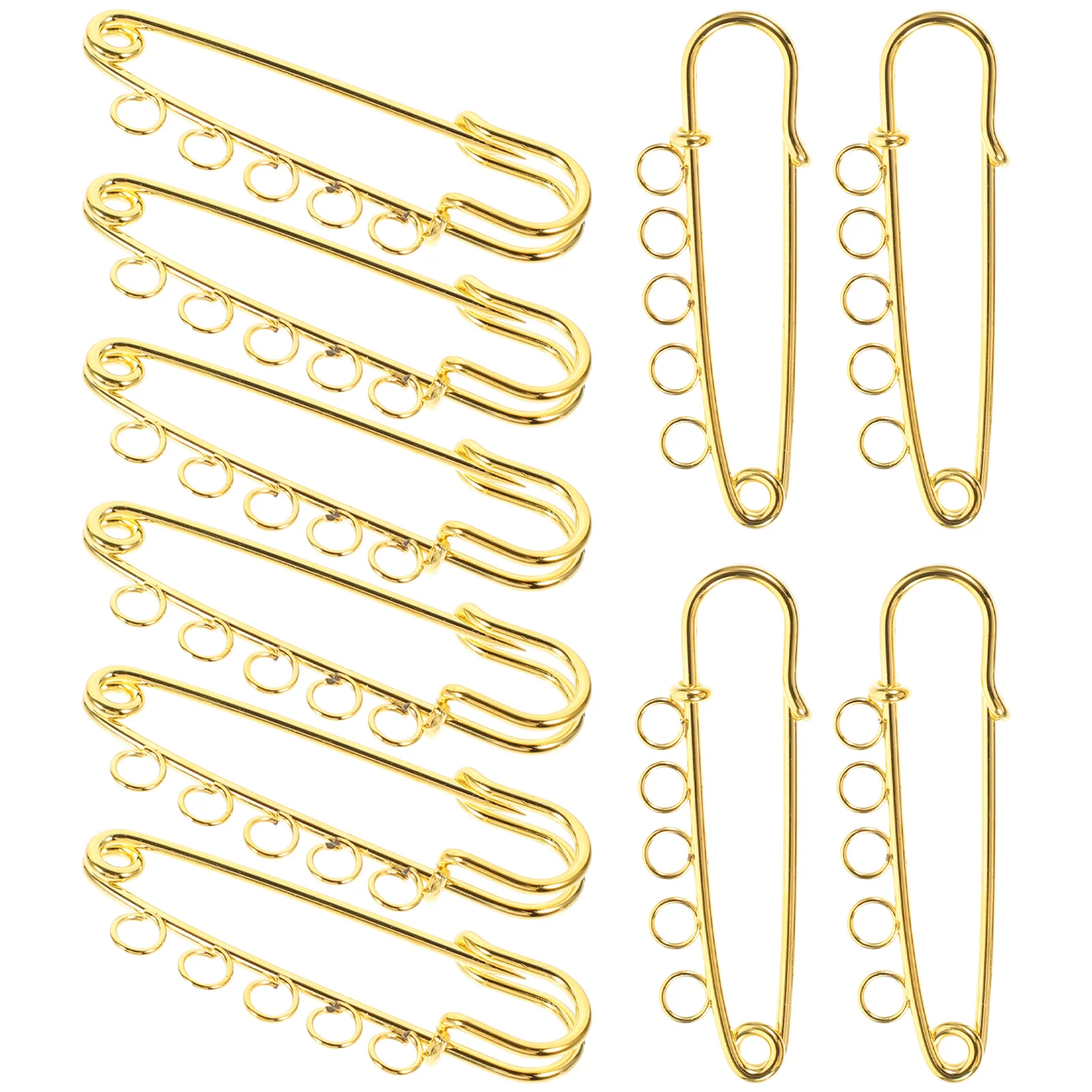 10Pcs Gold Safety Pins With 5 Holes Heavy Duty Fabric Fasteners Brooch Pins Diy Sewing Supplies Apparel Crafts Accessories Pins
10Pcs Gold Safety Pins With 5 Holes Heavy Duty Fabric Fasteners Brooch Pins Diy Sewing Supplies Apparel Crafts Accessories Pins