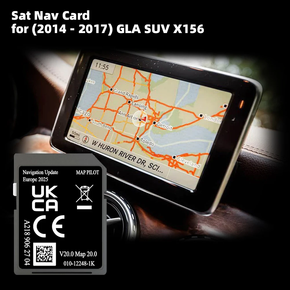 for Mercedes GLA W156 Car Navigation Maps Cover Europe Poland Netherlands 32GB SD Card
for Mercedes GLA W156 Car Navigation Maps Cover Europe Poland Netherlands 32GB SD Card
