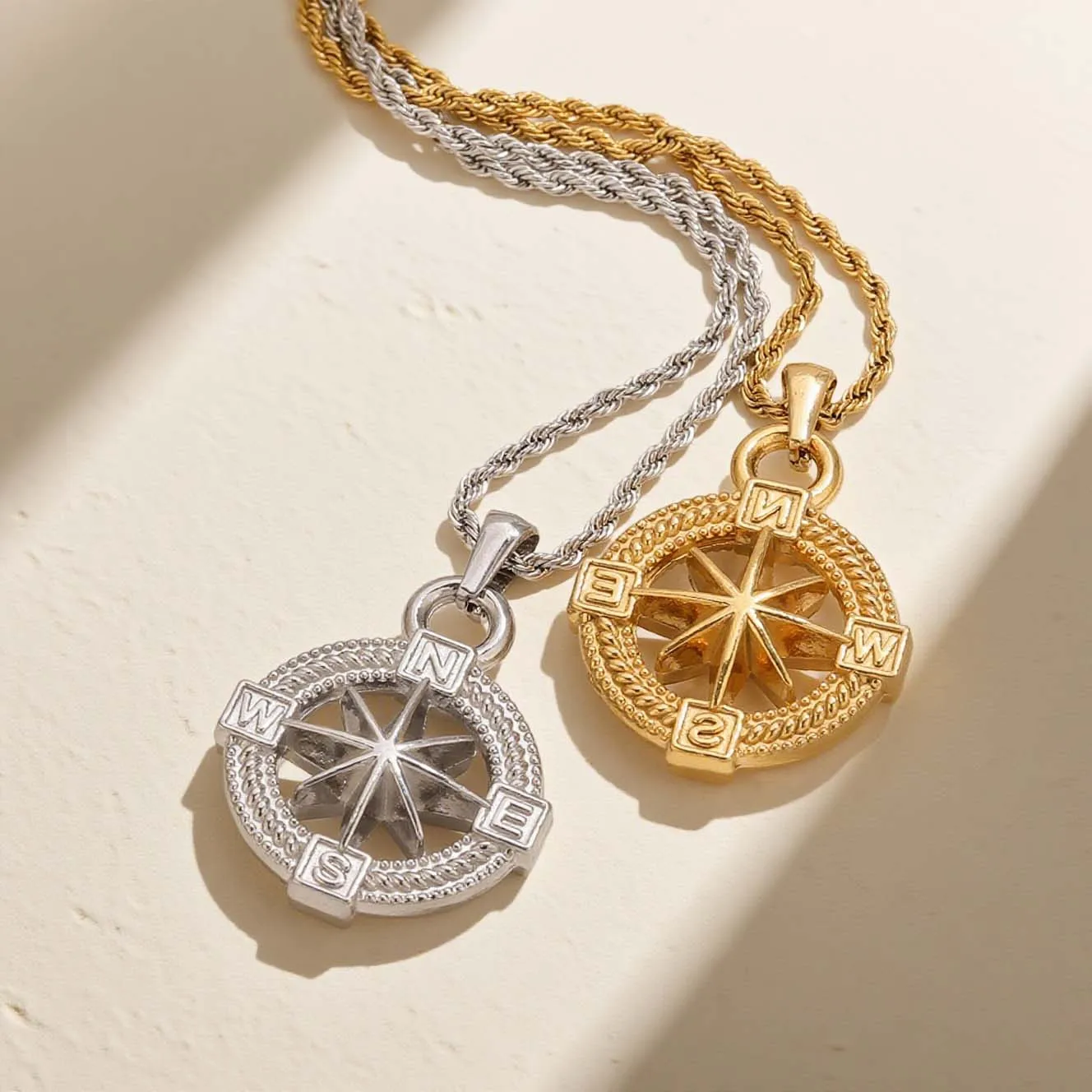 Stainless steel plated K-gold necklace eight pointed star sweater chain necklace, women's jewelry gift
Stainless steel plated K-gold necklace eight pointed star sweater chain necklace, women's jewelry gift