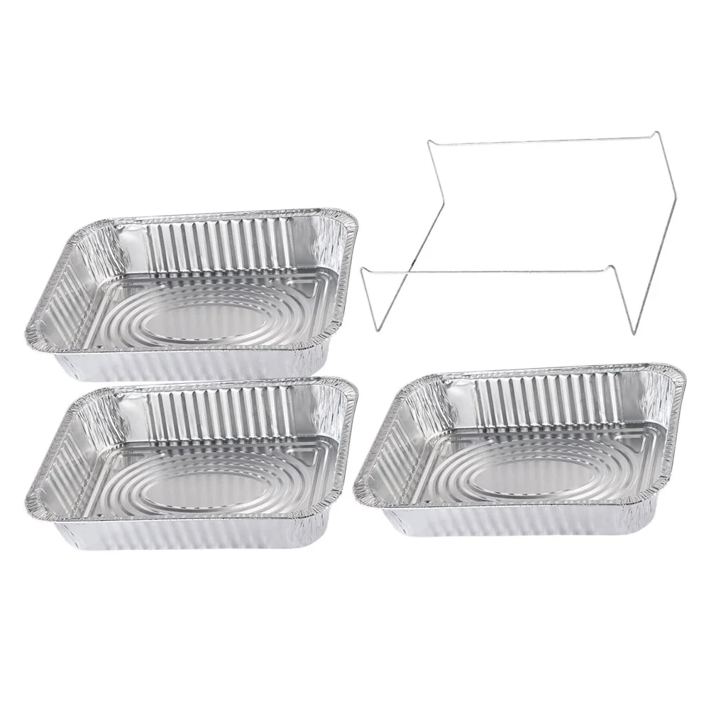 4pcs 3500Ml Aluminum Foil Pan Disposable Roaster Pans For Baking Bbq Grill Oven Safe Food Container Takeaway Packing Box Drip
4pcs 3500Ml Aluminum Foil Pan Disposable Roaster Pans For Baking Bbq Grill Oven Safe Food Container Takeaway Packing Box Drip
