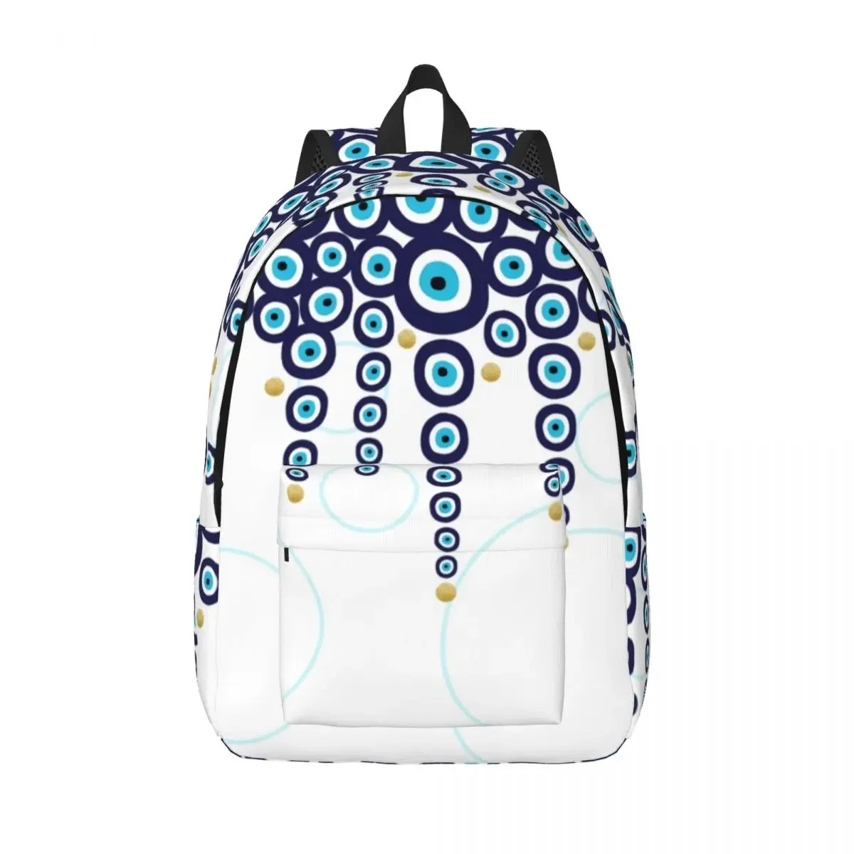 Evil Eye Hanging Beads In Blue And Gold Canvas Backpack for Women Men School College Student Bookbag Nazar Hamsa Boho Bags
Evil Eye Hanging Beads In Blue And Gold Canvas Backpack for Women Men School College Student Bookbag Nazar Hamsa Boho Bags