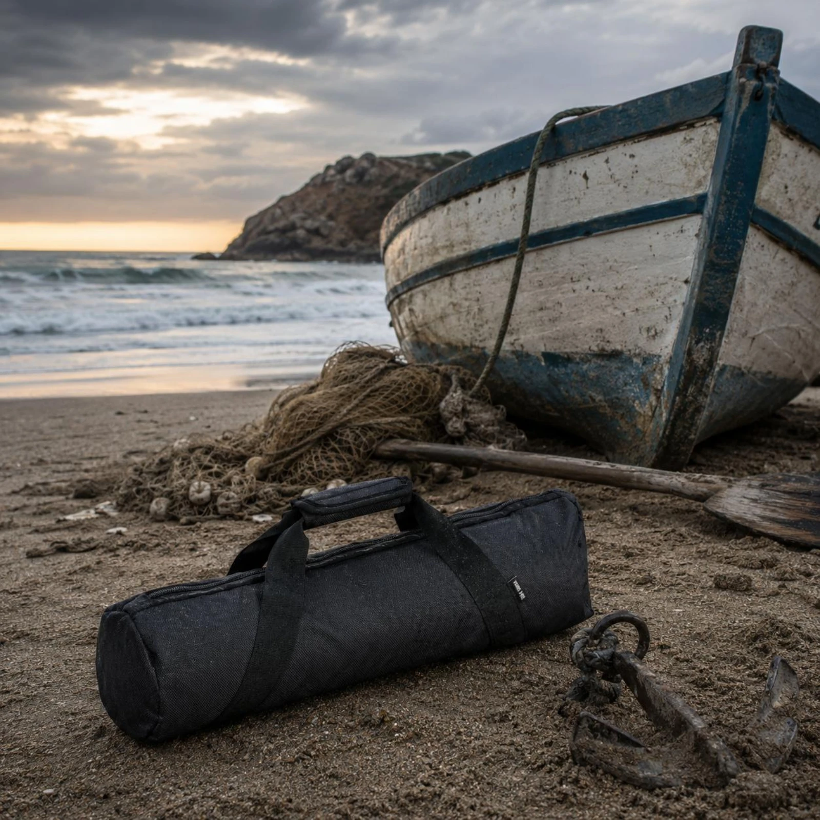 Anchor Storage Bag Lined Cylindrical Anchor Bag Marine Gear Black Lightweight
Anchor Storage Bag Lined Cylindrical Anchor Bag Marine Gear Black Lightweight