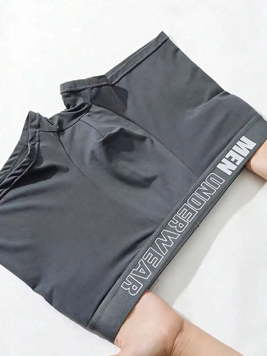 4pcs Mens Letter Waistband Boxer Shorts Polyester Comfortable Smooth For Cycling Fitness Sports Daily Wear
4pcs Mens Letter Waistband Boxer Shorts Polyester Comfortable Smooth For Cycling Fitness Sports Daily Wear