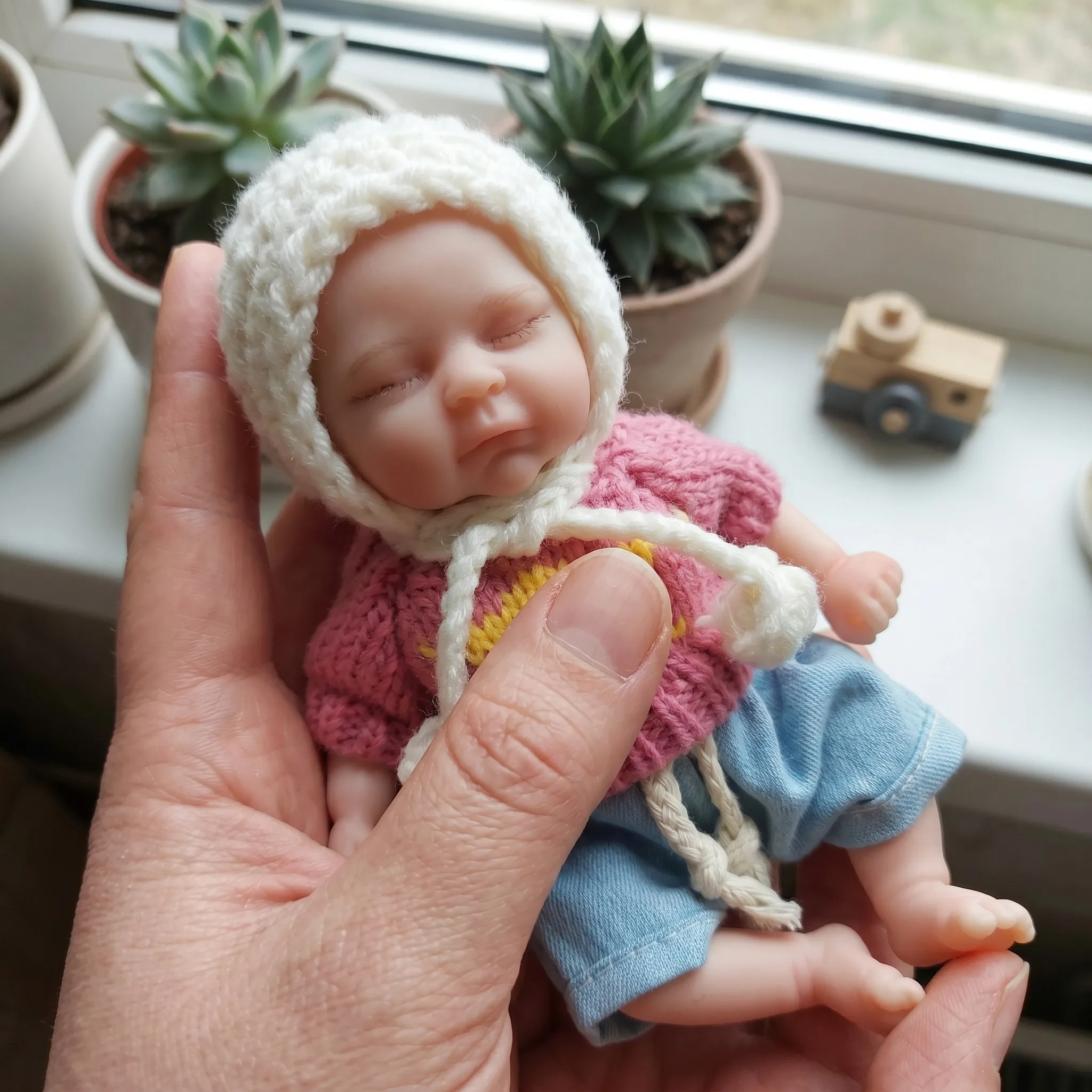 6 Inch Silicone Pascale Reborn Baby Doll Handmade Soft Touch Bebe Newborn Doll For Birthday Gifts
6 Inch Silicone Pascale Reborn Baby Doll Handmade Soft Touch Bebe Newborn Doll For Birthday Gifts