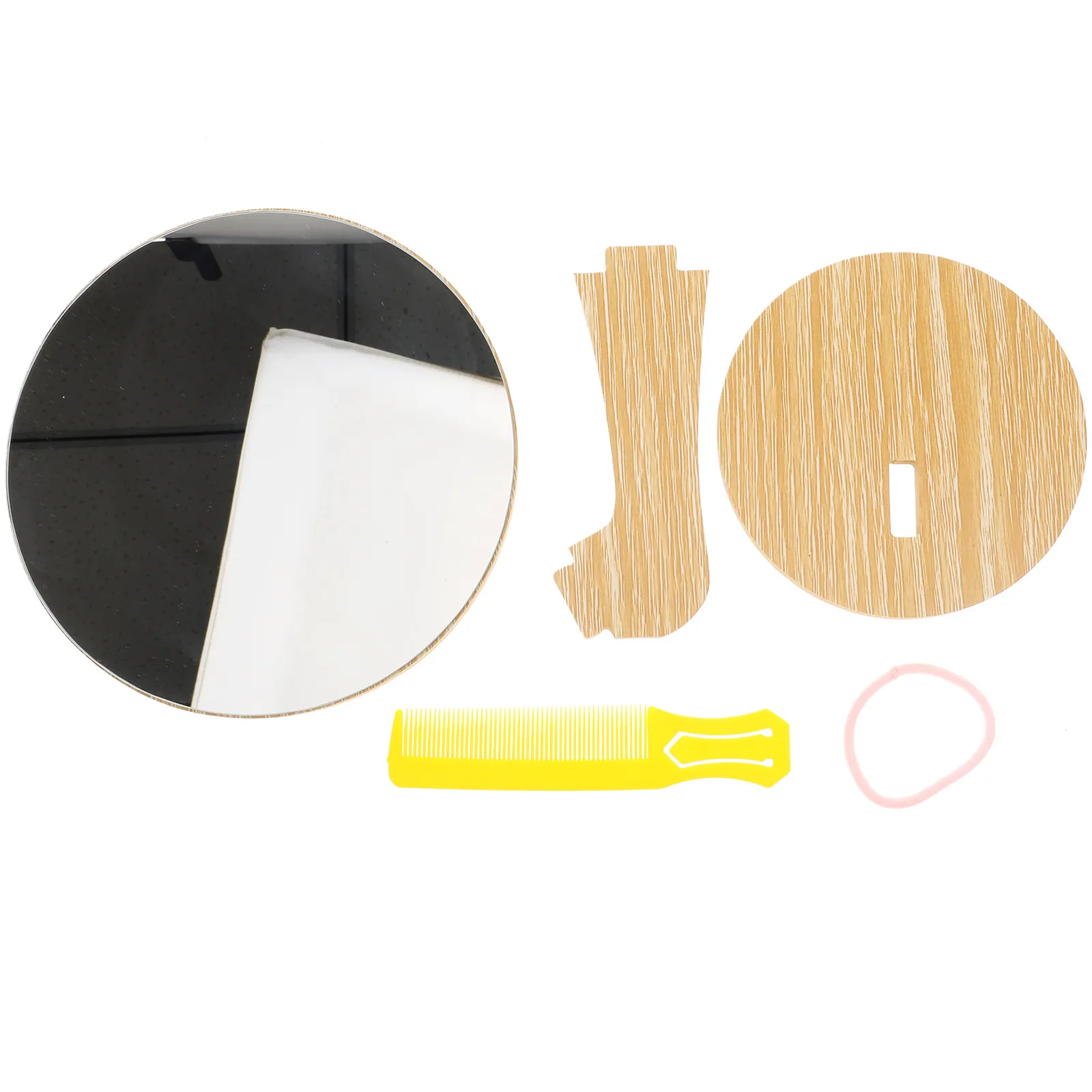 Rotating Round Wooden Mirror Flexible Swivel Desktop Mirror High Definition Clear View for Shaving
Rotating Round Wooden Mirror Flexible Swivel Desktop Mirror High Definition Clear View for Shaving