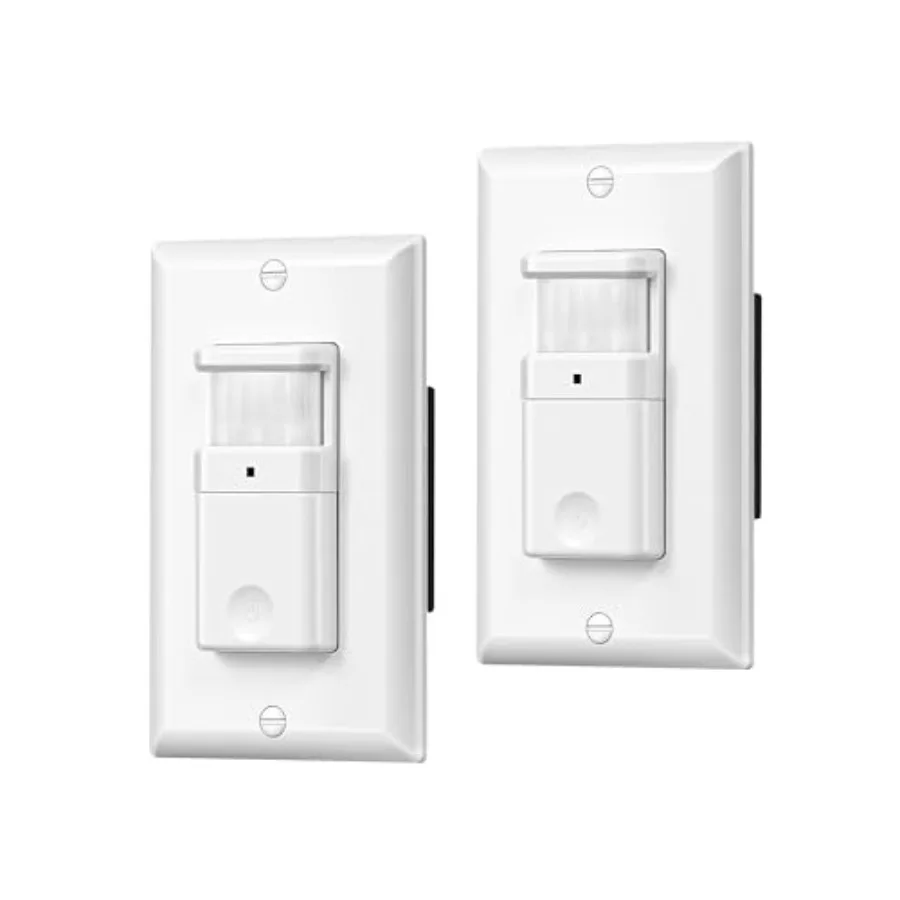 Motion Sensor Light Switch, Single Pole, Motion Activated Wall Switch, Needs Neutral Wire, 5A for Hallway, Bathroom, Storage Ro
Motion Sensor Light Switch, Single Pole, Motion Activated Wall Switch, Needs Neutral Wire, 5A for Hallway, Bathroom, Storage Ro